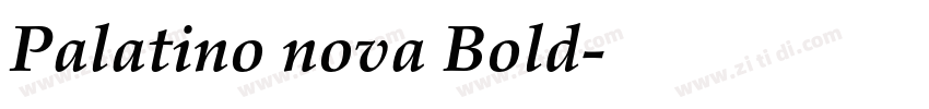 Palatino nova Bold字体转换 Palatino nova Bold字体转换